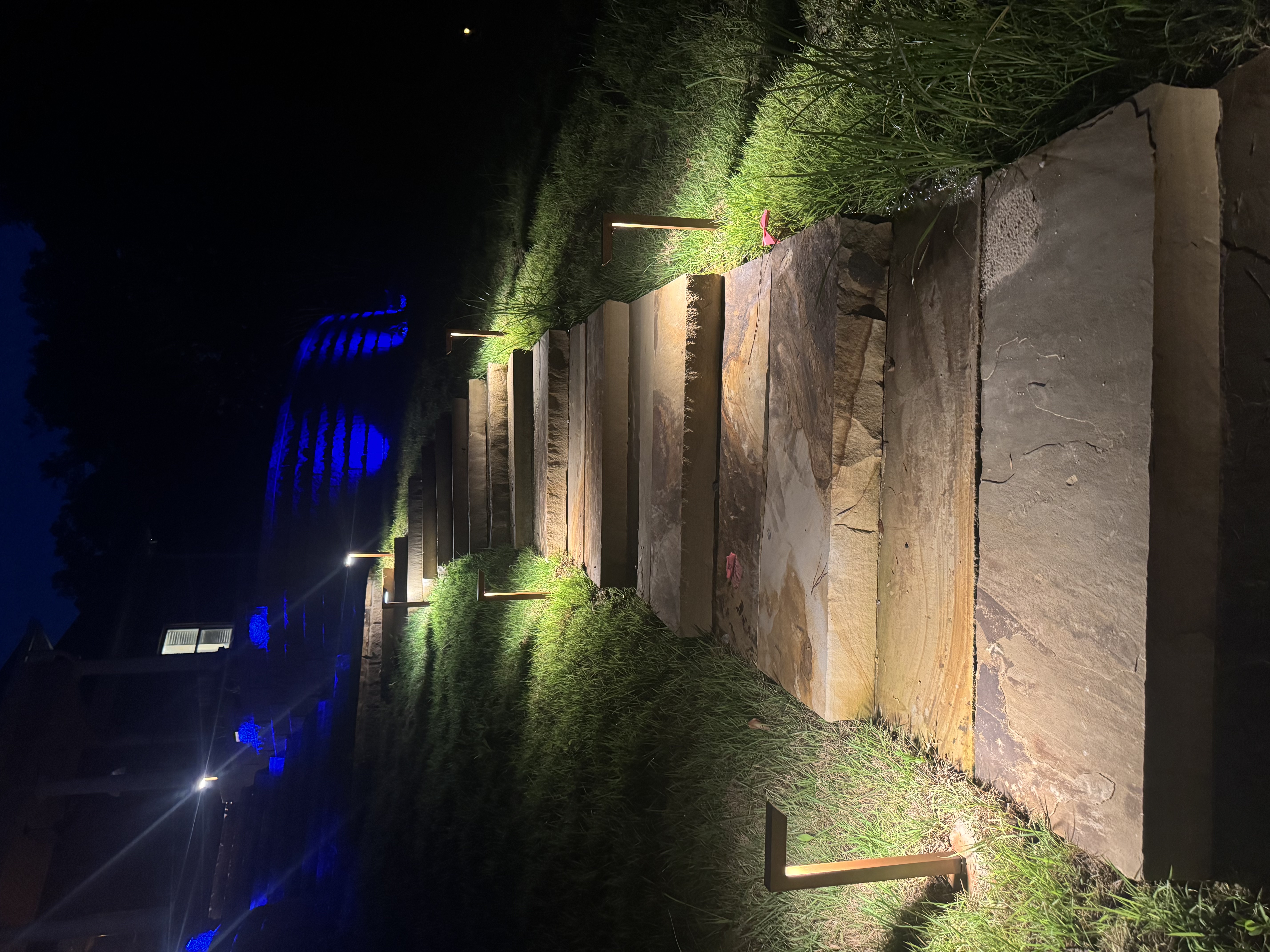 TECA pathway and landscape lighting installation